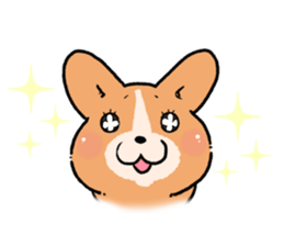 Sticker of Corgi 3 (English version) sticker #11649374
