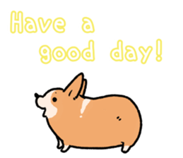 Sticker of Corgi 3 (English version) sticker #11649407