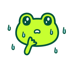 Kerokero frog 5 sticker #11649475