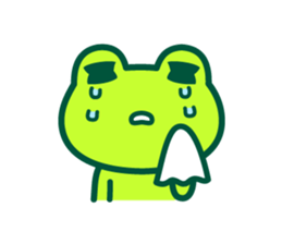 Kerokero frog 5 sticker #11649479