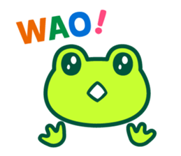 Kerokero frog 5 sticker #11649486