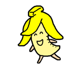 Samurai banana sticker #11649648