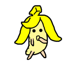 Samurai banana sticker #11649649