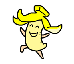 Samurai banana sticker #11649650
