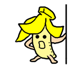 Samurai banana sticker #11649653