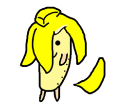 Samurai banana sticker #11649656