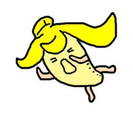 Samurai banana sticker #11649657