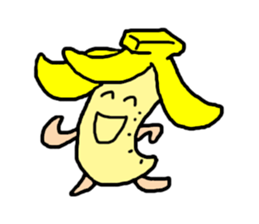 Samurai banana sticker #11649659