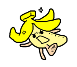 Samurai banana sticker #11649661