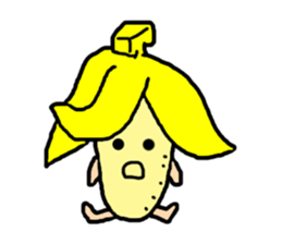 Samurai banana sticker #11649663