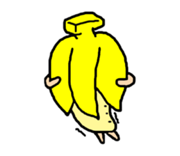 Samurai banana sticker #11649664