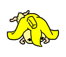 Samurai banana sticker #11649666