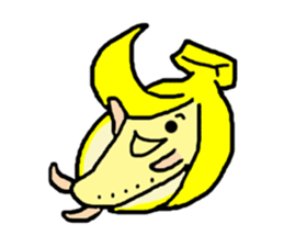 Samurai banana sticker #11649669