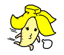 Samurai banana sticker #11649670