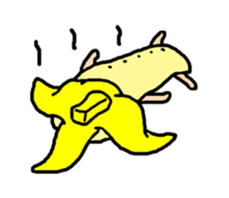 Samurai banana sticker #11649674