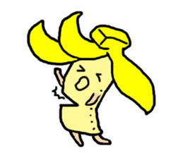 Samurai banana sticker #11649676