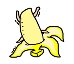 Samurai banana sticker #11649677