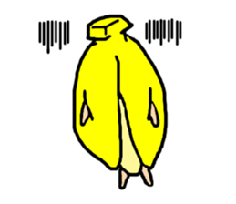 Samurai banana sticker #11649683