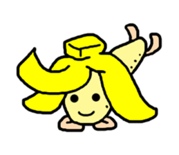 Samurai banana sticker #11649685