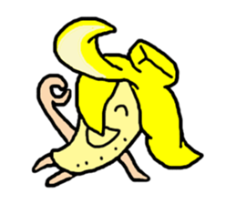 Samurai banana sticker #11649686