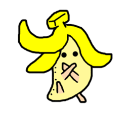 Samurai banana sticker #11649687