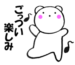 Large letters kansai dialect bear 4 sticker #11649822