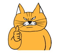 Chivalrous spirit cat sticker #11650250