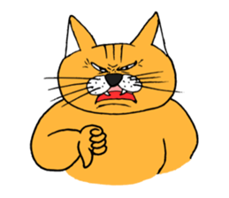 Chivalrous spirit cat sticker #11650251