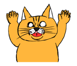 Chivalrous spirit cat sticker #11650254