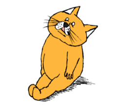Chivalrous spirit cat sticker #11650266