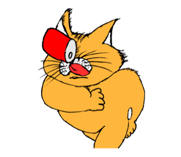 Chivalrous spirit cat sticker #11650287