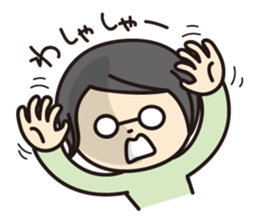 Daily life of a carefree housewife sticker #11650329