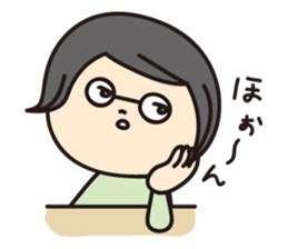 Daily life of a carefree housewife sticker #11650335