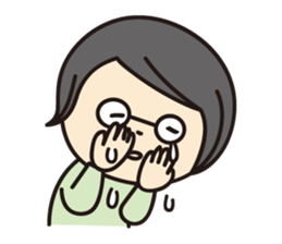 Daily life of a carefree housewife sticker #11650350