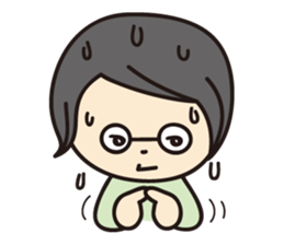 Daily life of a carefree housewife sticker #11650351