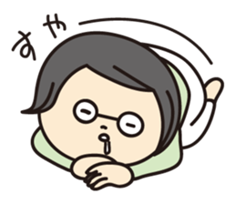 Daily life of a carefree housewife sticker #11650353