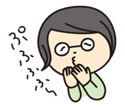 Daily life of a carefree housewife sticker #11650366