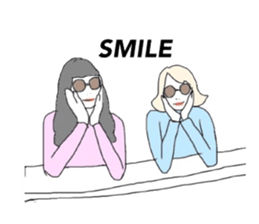 sun glass na twins sticker #11650571