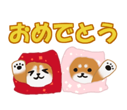 Kutsushita shiba-chan sticker #11651228