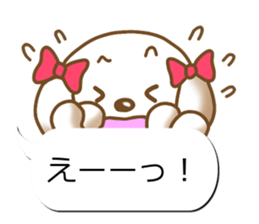 Sticker of Conversation Shih Tzu sticker #11651377