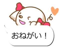 Sticker of Conversation Shih Tzu sticker #11651382