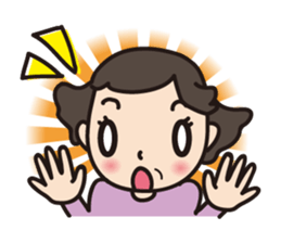 For senior lady sticker #11651591