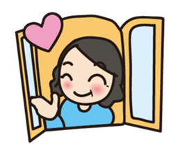 For senior lady sticker #11651593