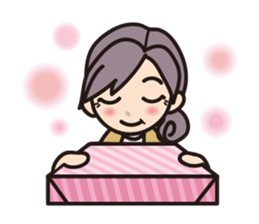 For senior lady sticker #11651601