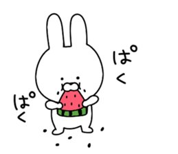 Anyway rabbit sticker #11651623
