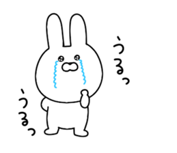 Anyway rabbit sticker #11651629