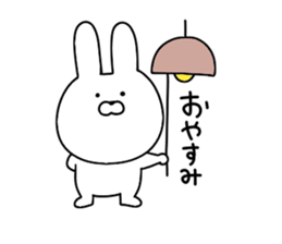 Anyway rabbit sticker #11651639