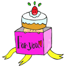 Anyway Mr. happy mushroom sticker #11651854