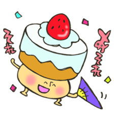 Anyway Mr. happy mushroom sticker #11651866