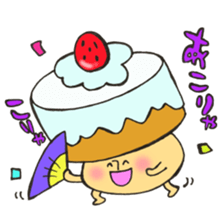 Anyway Mr. happy mushroom sticker #11651867